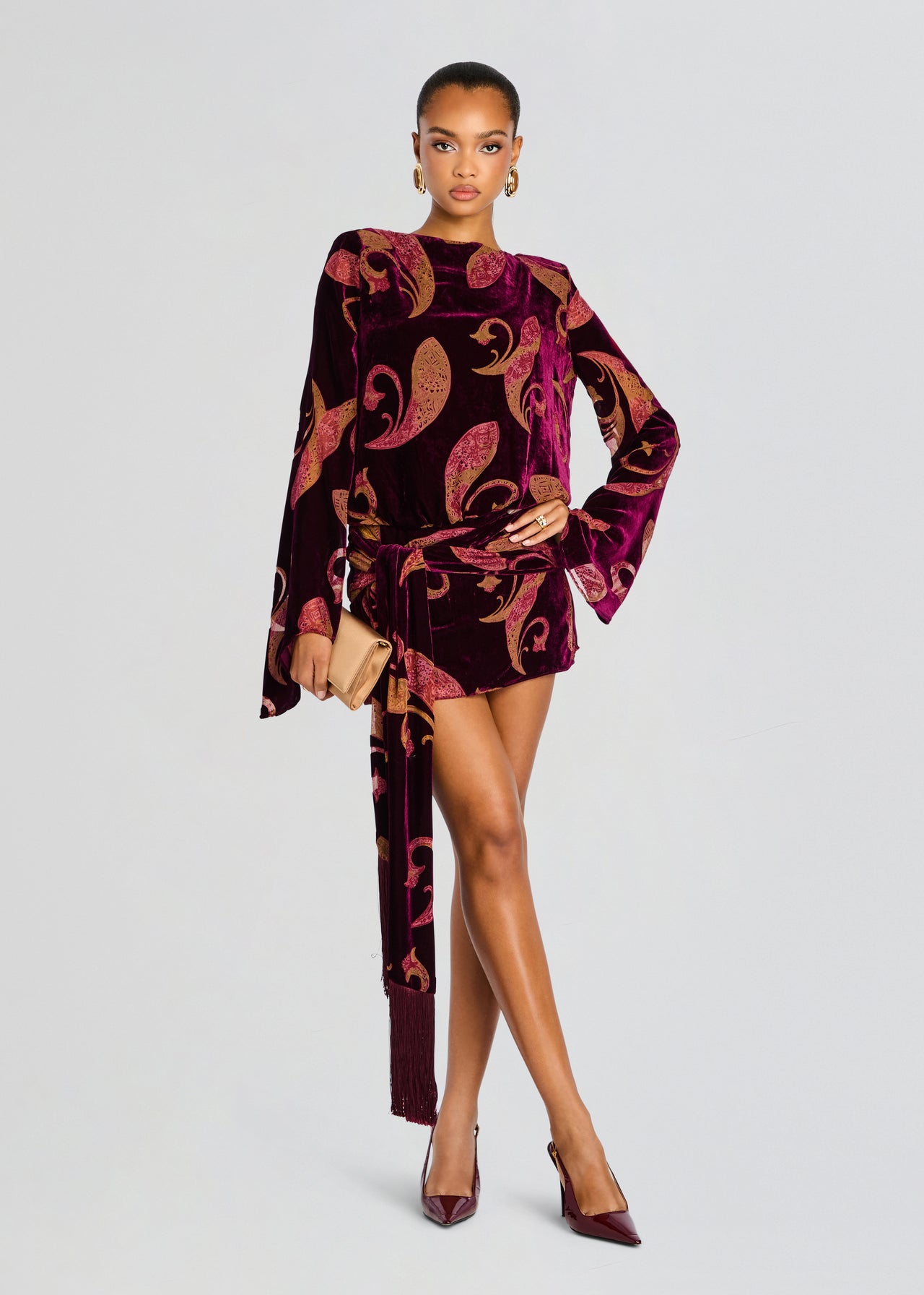 Thesaly Velvet Dress Retrofete Thesaly Velvet Dress Retrofete