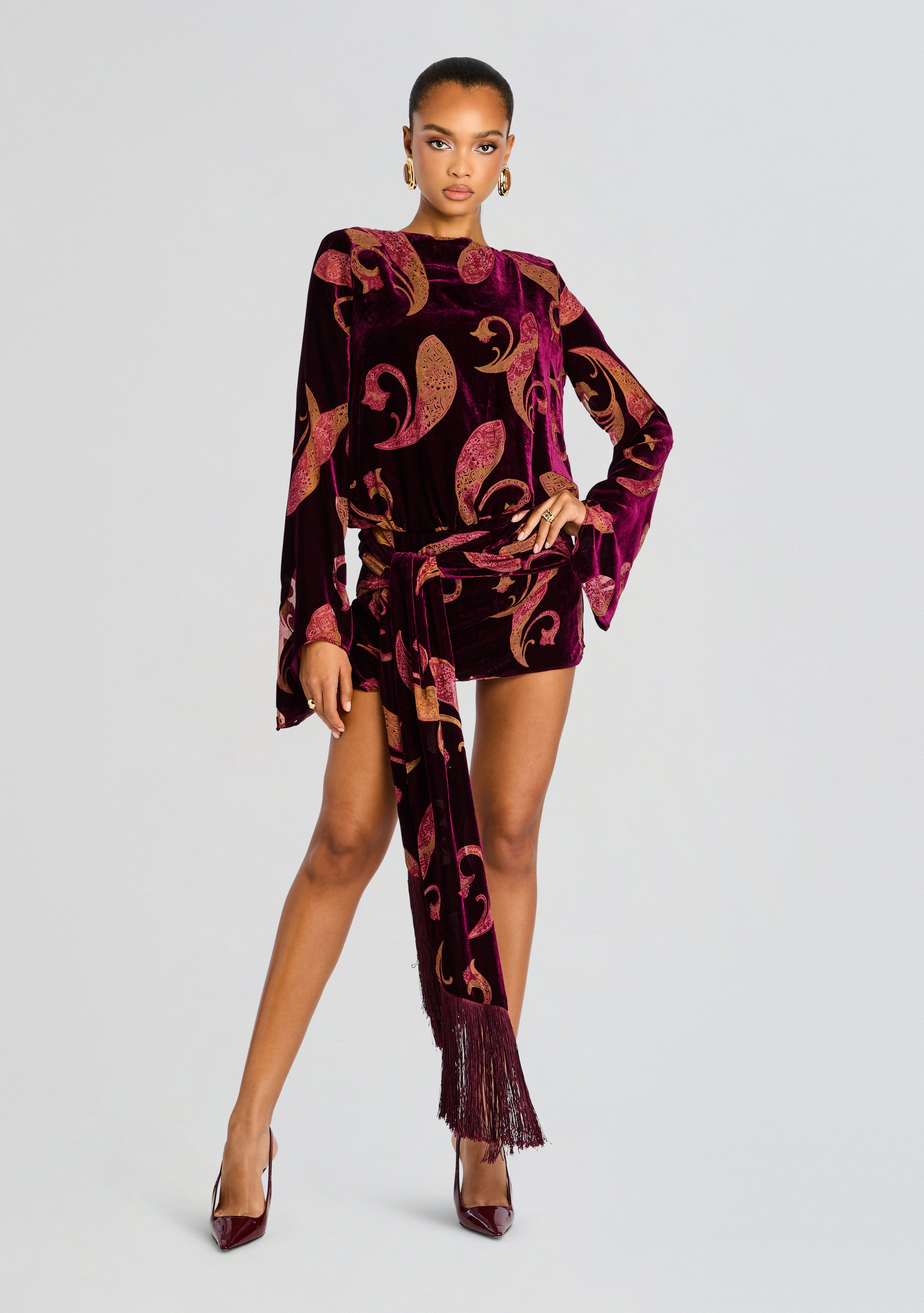 Thesaly Velvet Dress – Retrofete