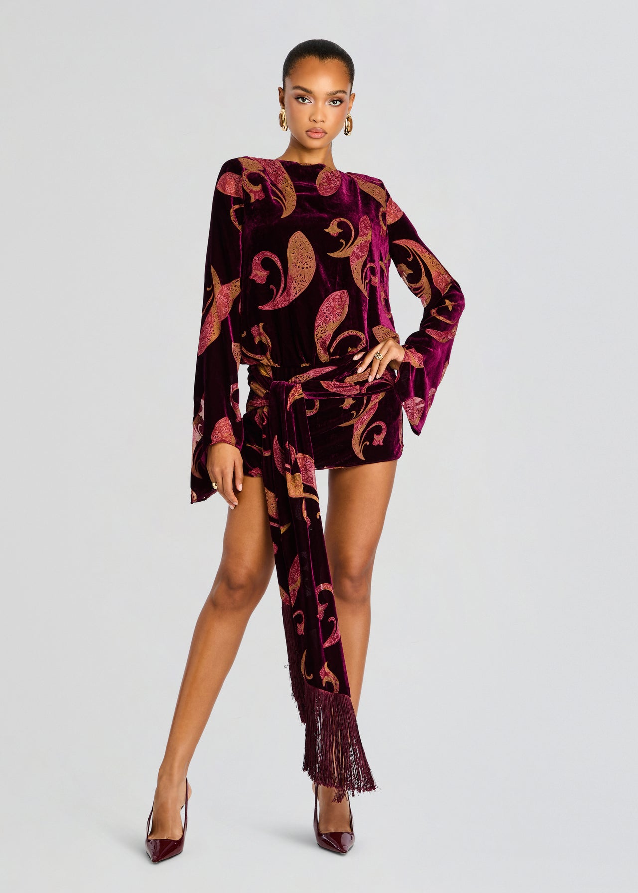 Retrofte Thesaly Velvet Dress | Print | Size S | Shopbop Retrofte Thesaly Velvet Dress | Print | Size S | Shopbop