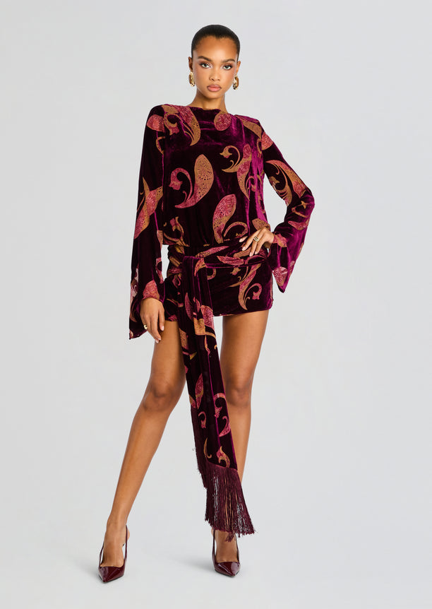 Thesaly Velvet Dress