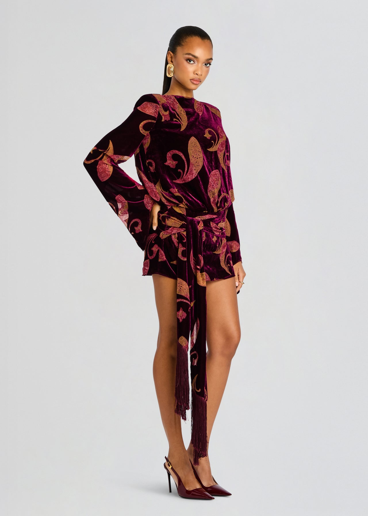 Thesaly Velvet Dress  Retrofete
