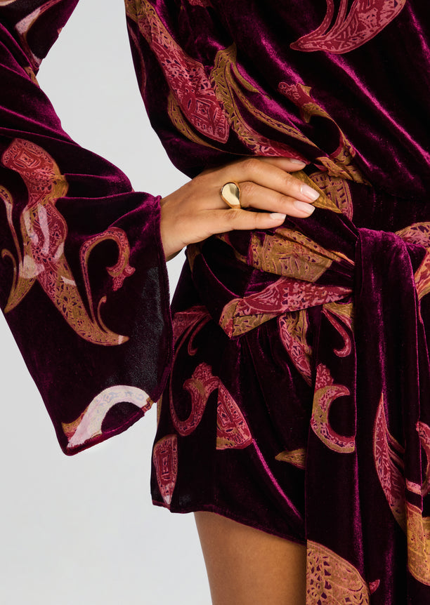 Thesaly Velvet Dress