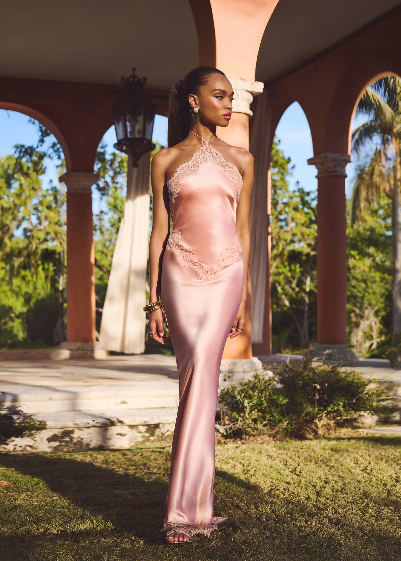 Retrofete Everly Dress in Blush