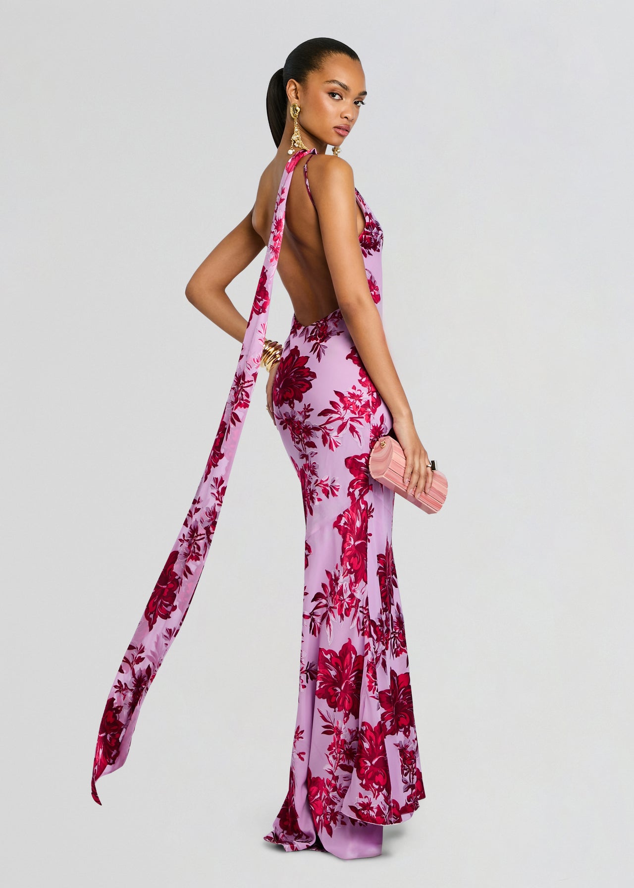 loren pink maxi dress Lorenna Dress