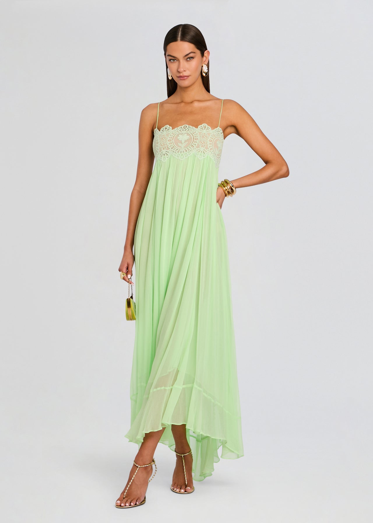 gypsy evening dresses One Shoulder Floral Beaded Prom Dress – Moments to Remember main image 0