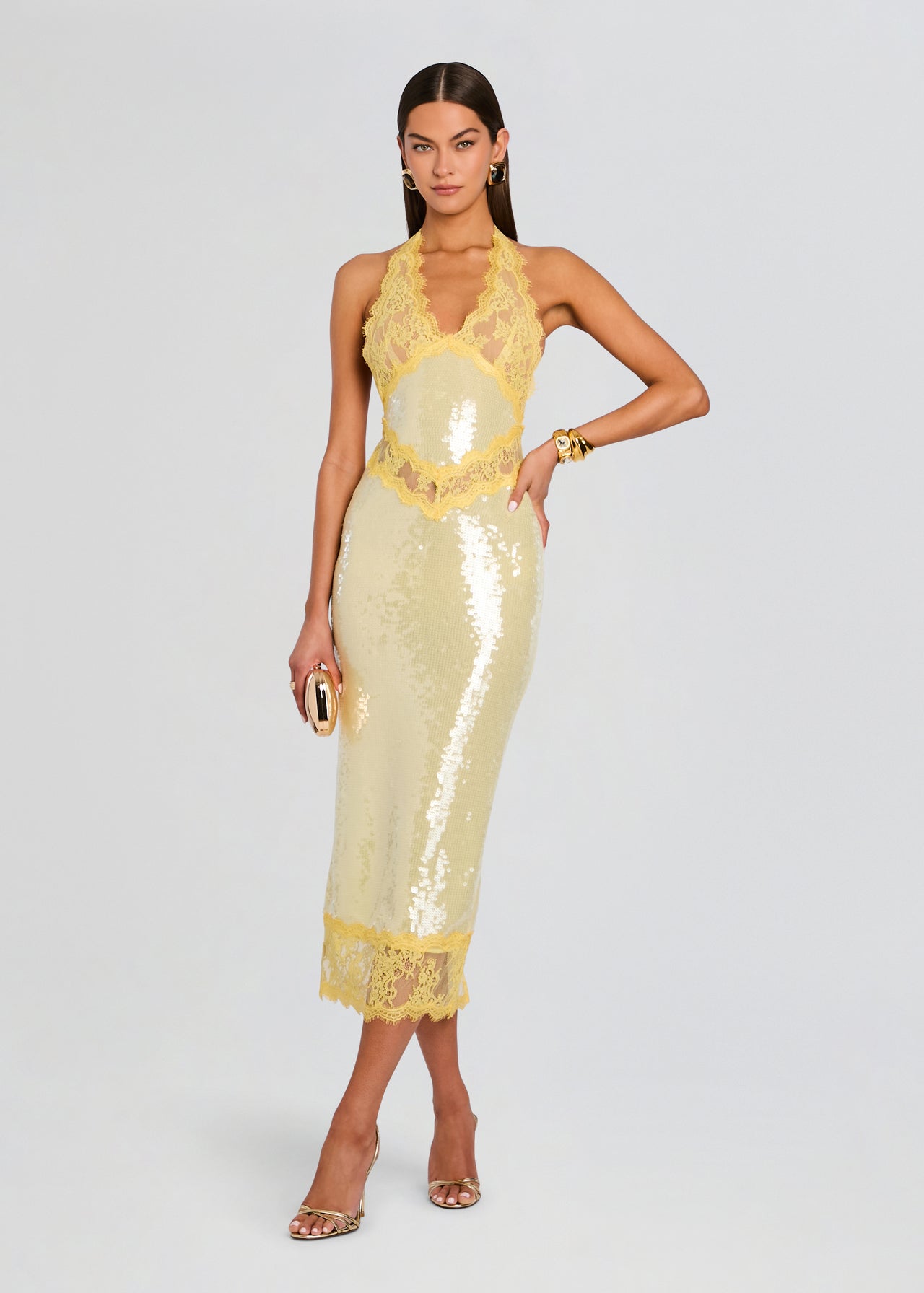 Vicky Sequin Lace Dress Retrofete Vicky Sequin Lace Dress Retrofete