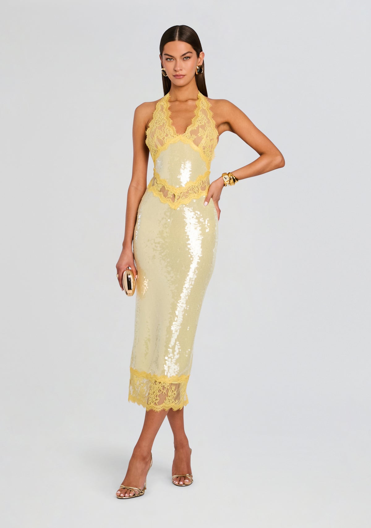 Vicky Sequin Lace Dress – Retrofete