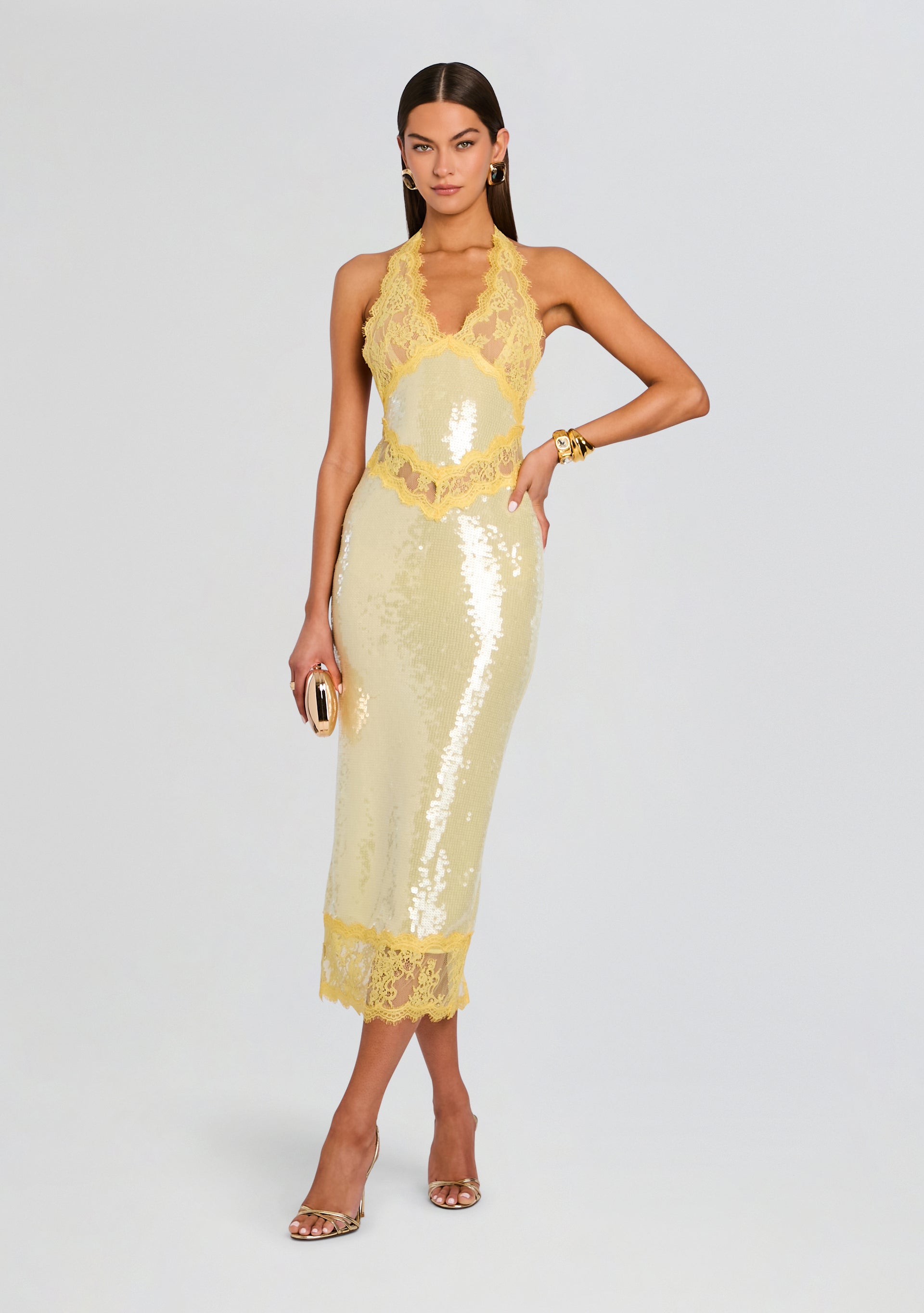 Vicky Sequin Lace Dress – Retrofete