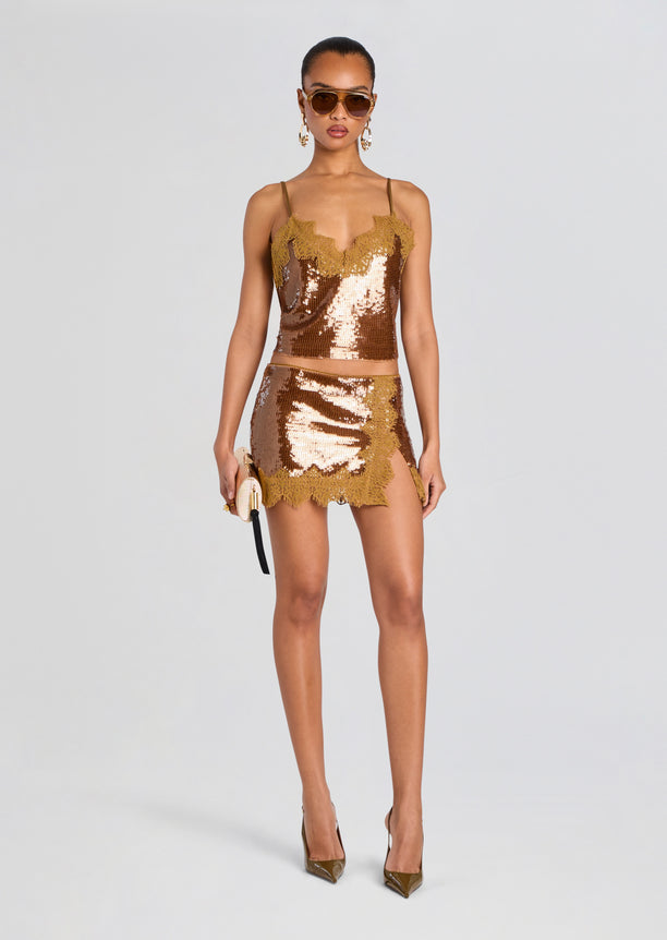 Mik Sequin Top