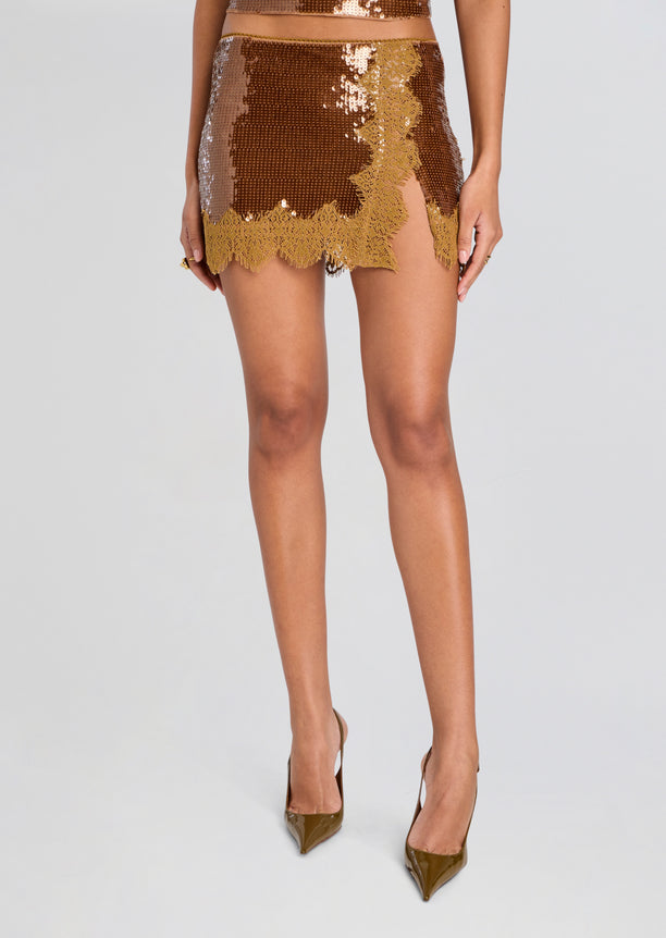 Morgen Sequin Skirt