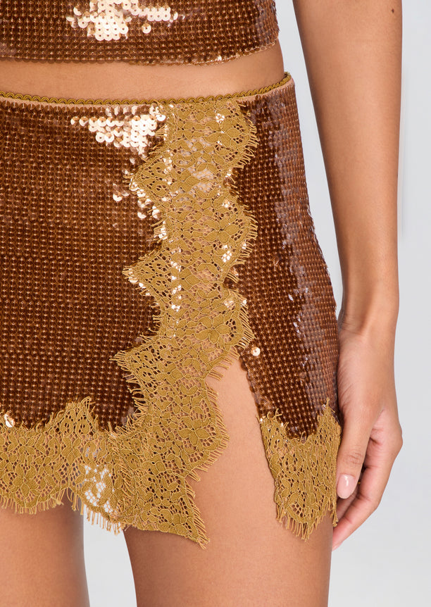 Morgen Sequin Skirt