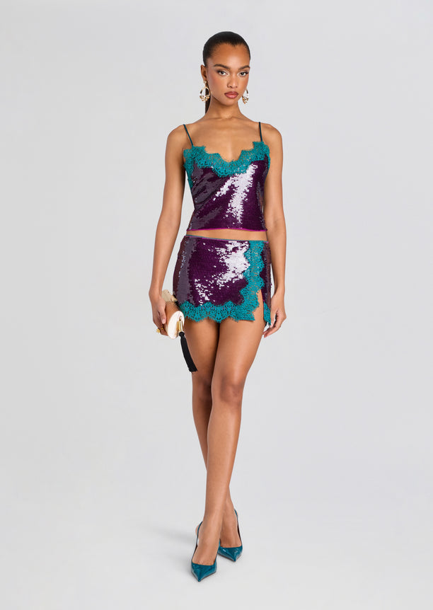 Morgen Sequin Skirt