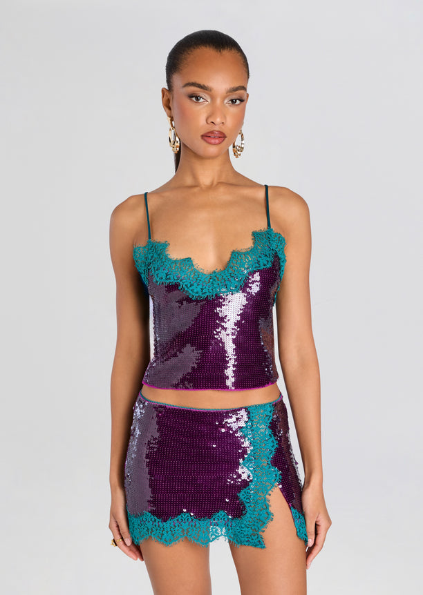 Mik Sequin Top