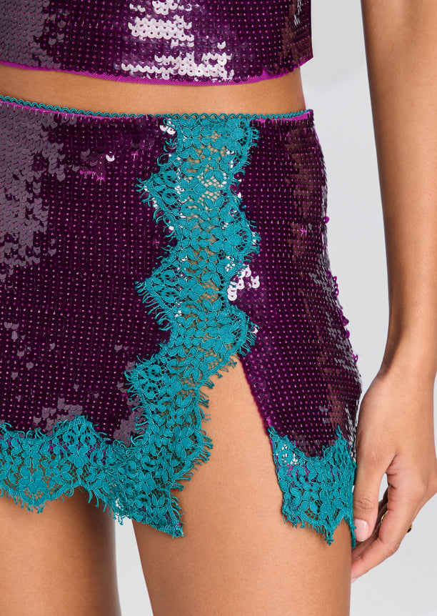 Morgen Sequin Skirt
