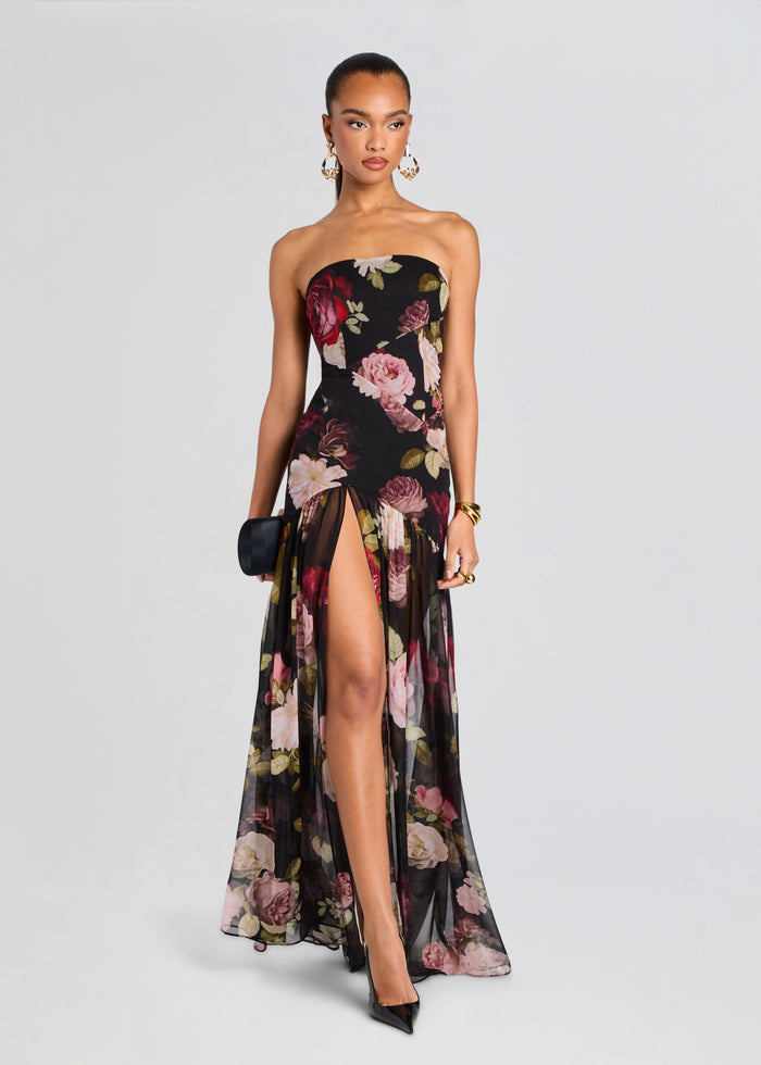 Nicole Silk Chiffon Dress media 1 of 5