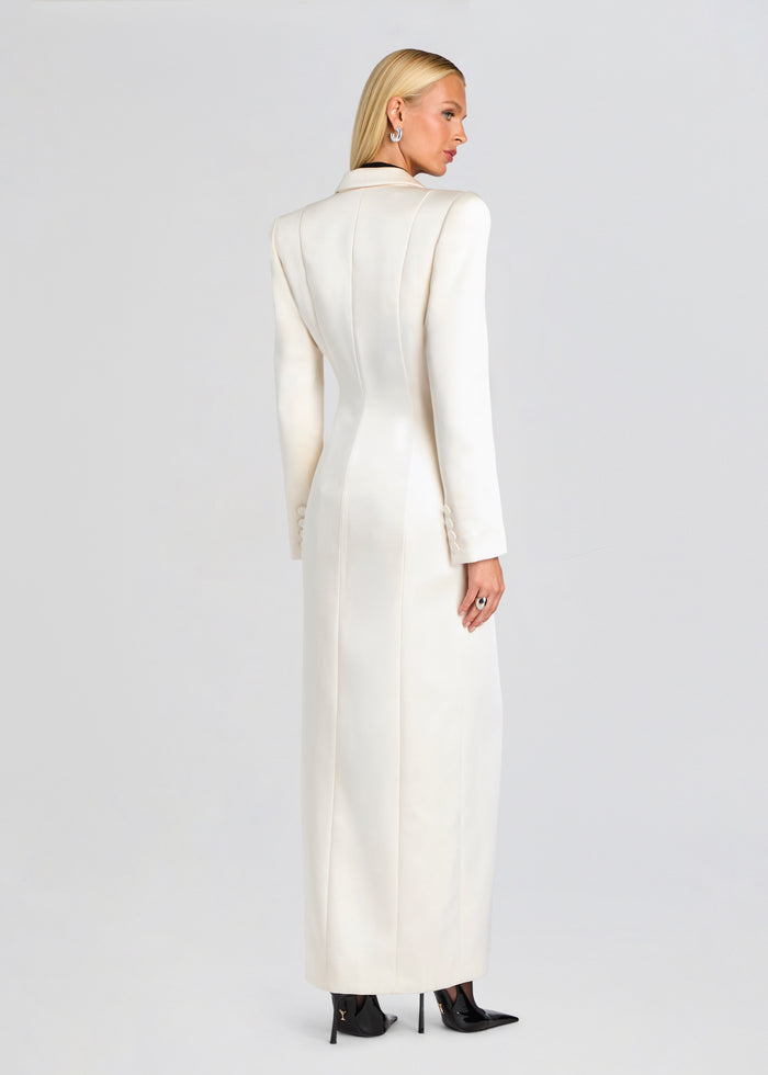 Satin Amberly Blazer Evening Dress media 4 of 5