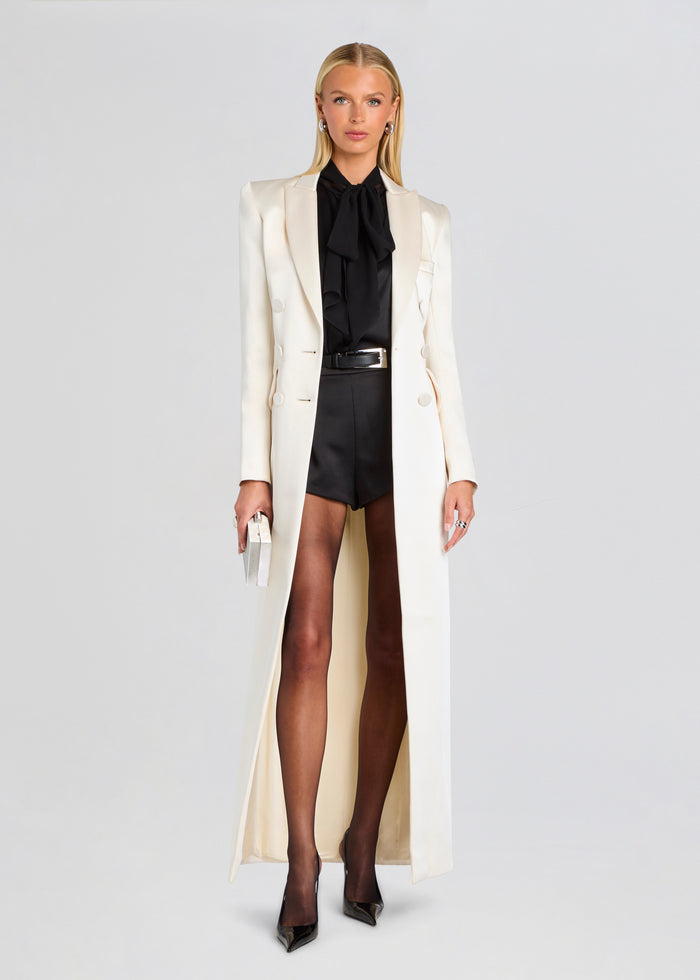 Satin Amberly Blazer Evening Dress media 1 of 5