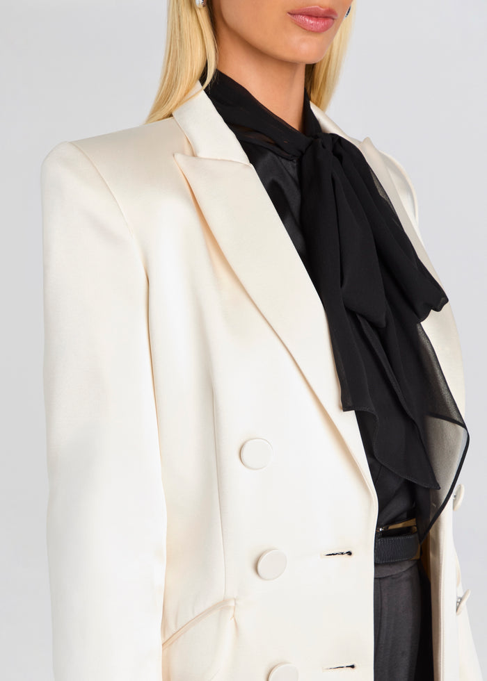 Satin Amberly Blazer Evening Dress media 2 of 5