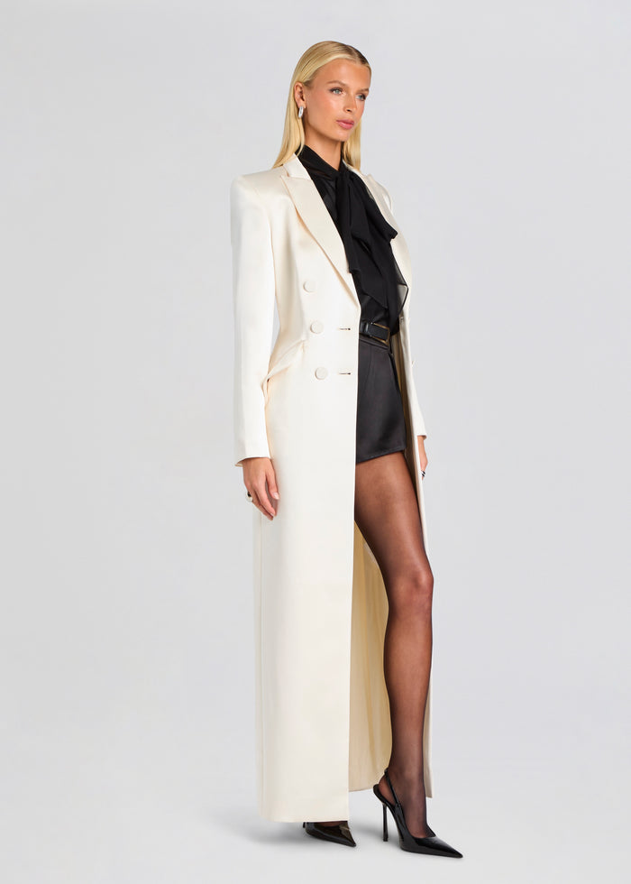 Satin Amberly Blazer Evening Dress media 3 of 5