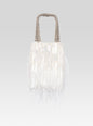 Avery Sequin Feather Bag