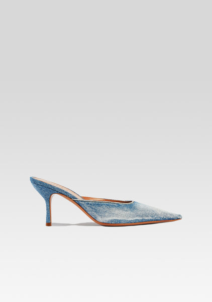 Daphne Denim Mule – Retrofete