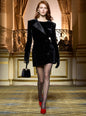 Simona Velvet Jacket Dress