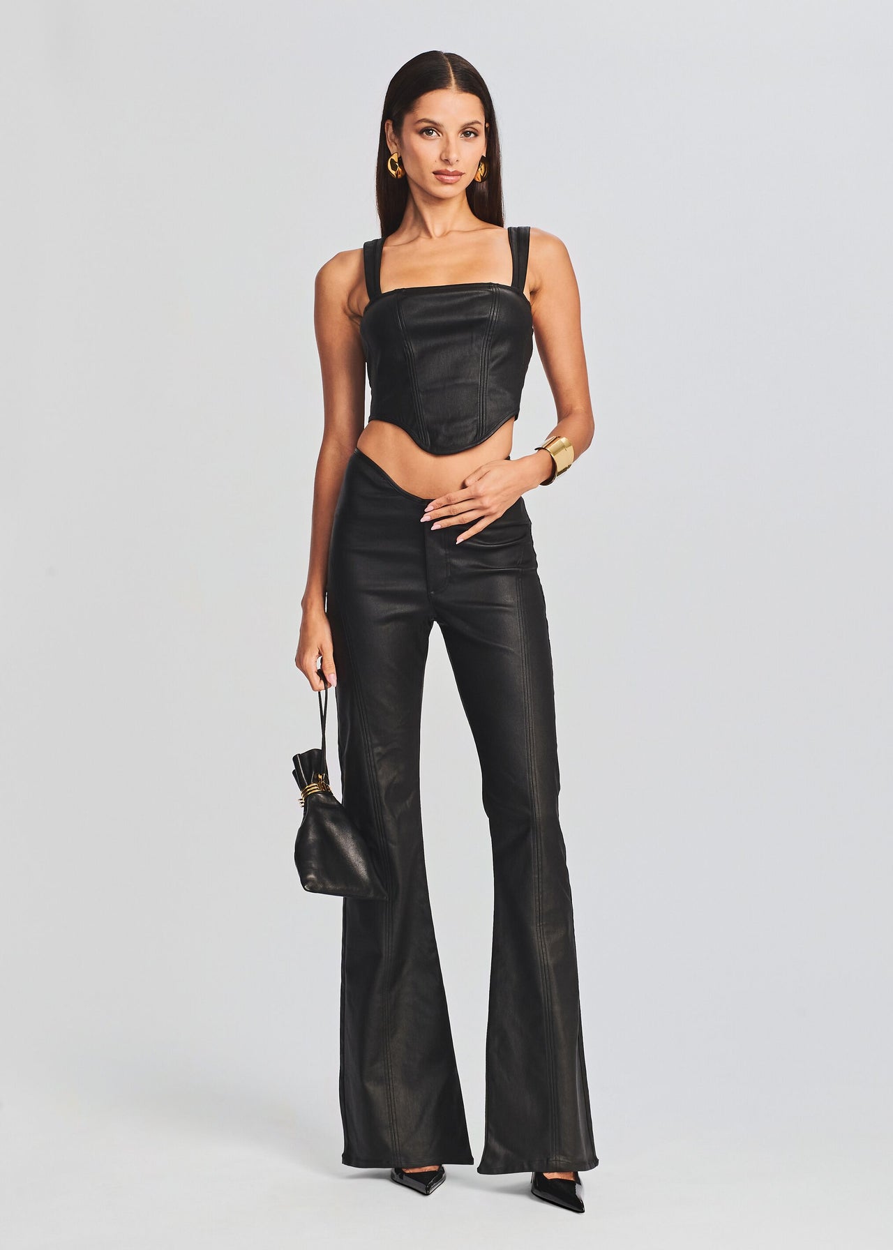 Wynona Coated Denim Pant