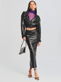 Liza Leather Skirt