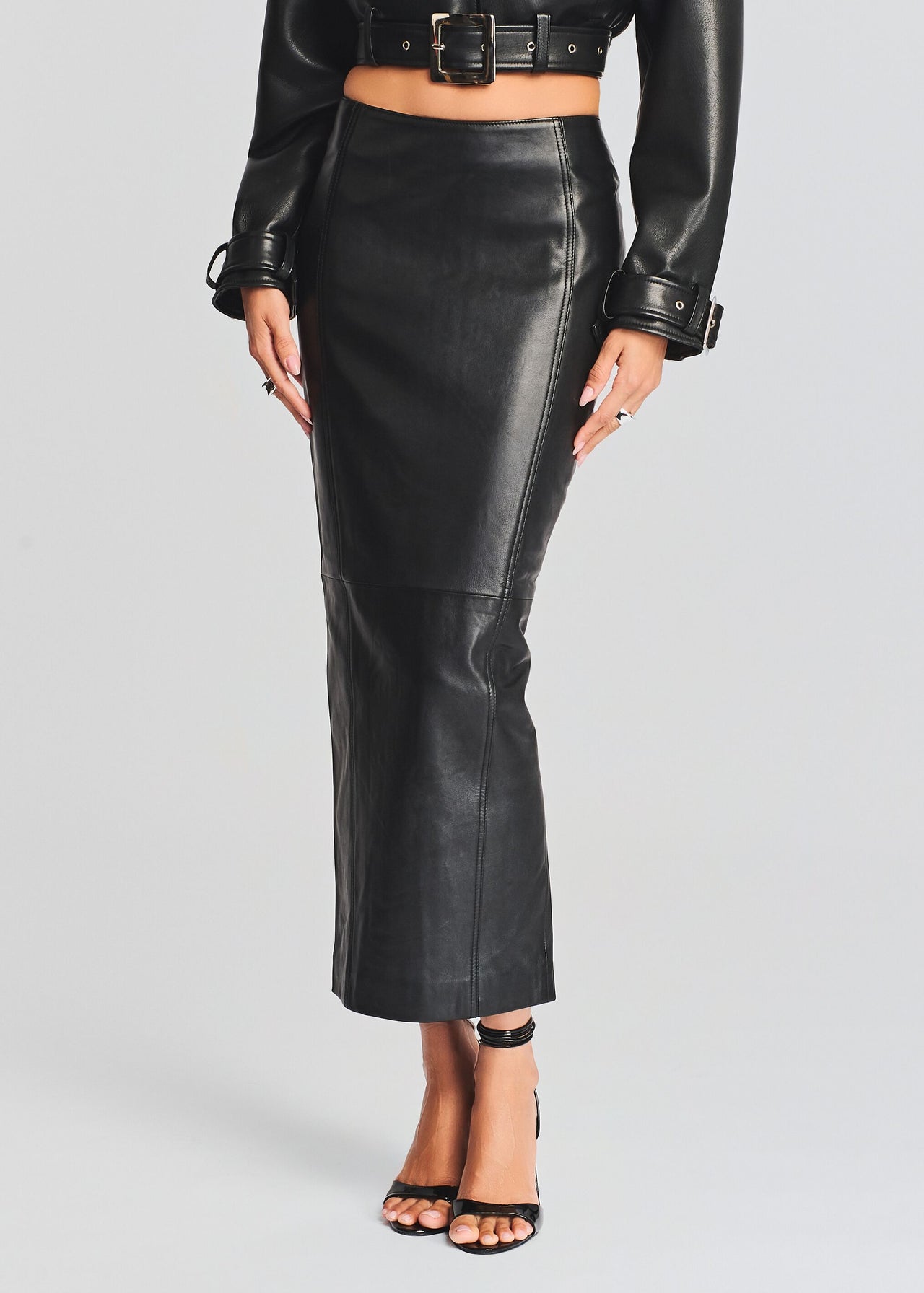 Liza Leather Skirt – Retrofete