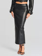 Liza Leather Skirt