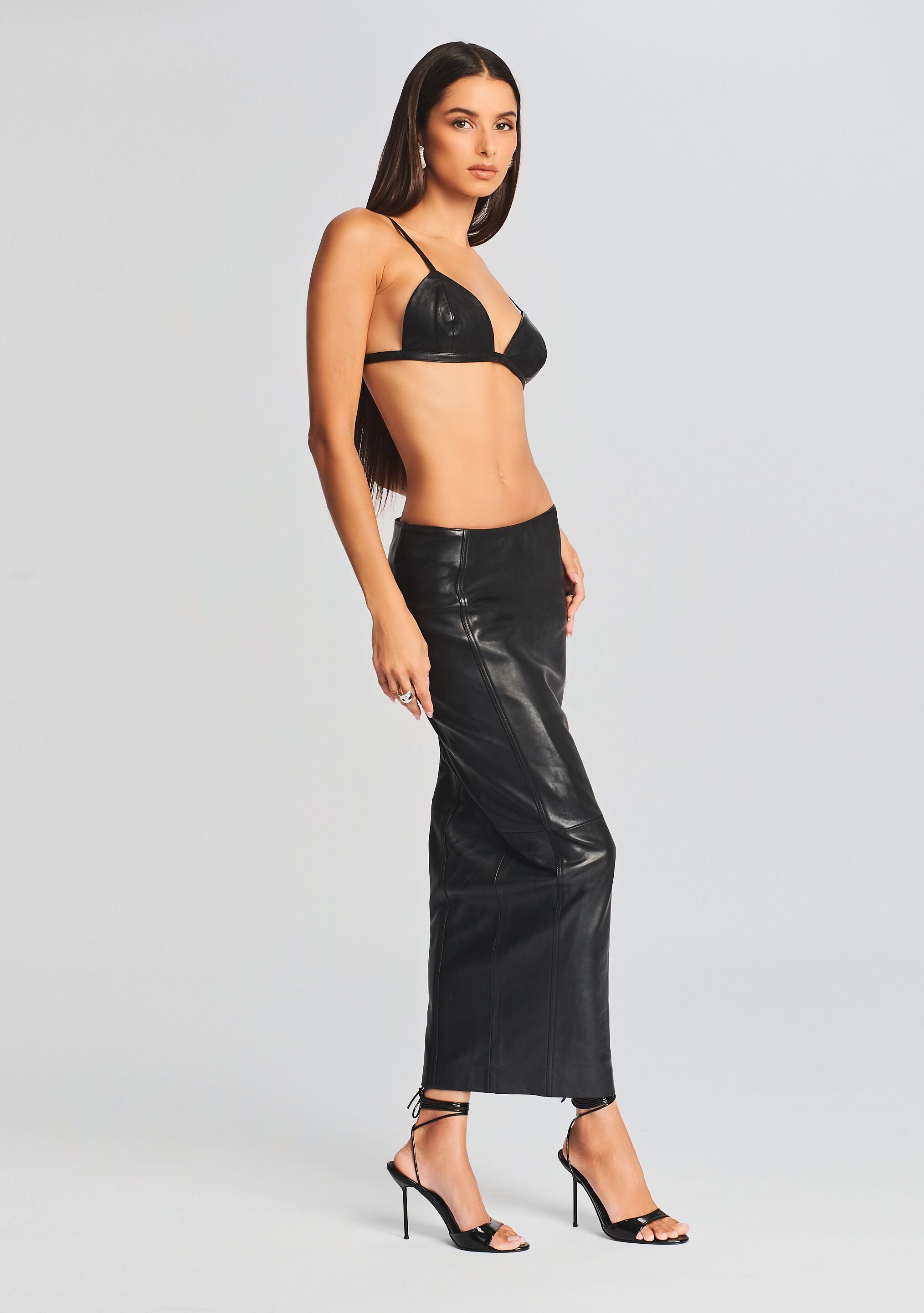 Leather skirt outlet missguided