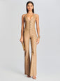 Cynthia Coated Denim Jumpsuit