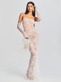 Ruby Embellished Lace Dress