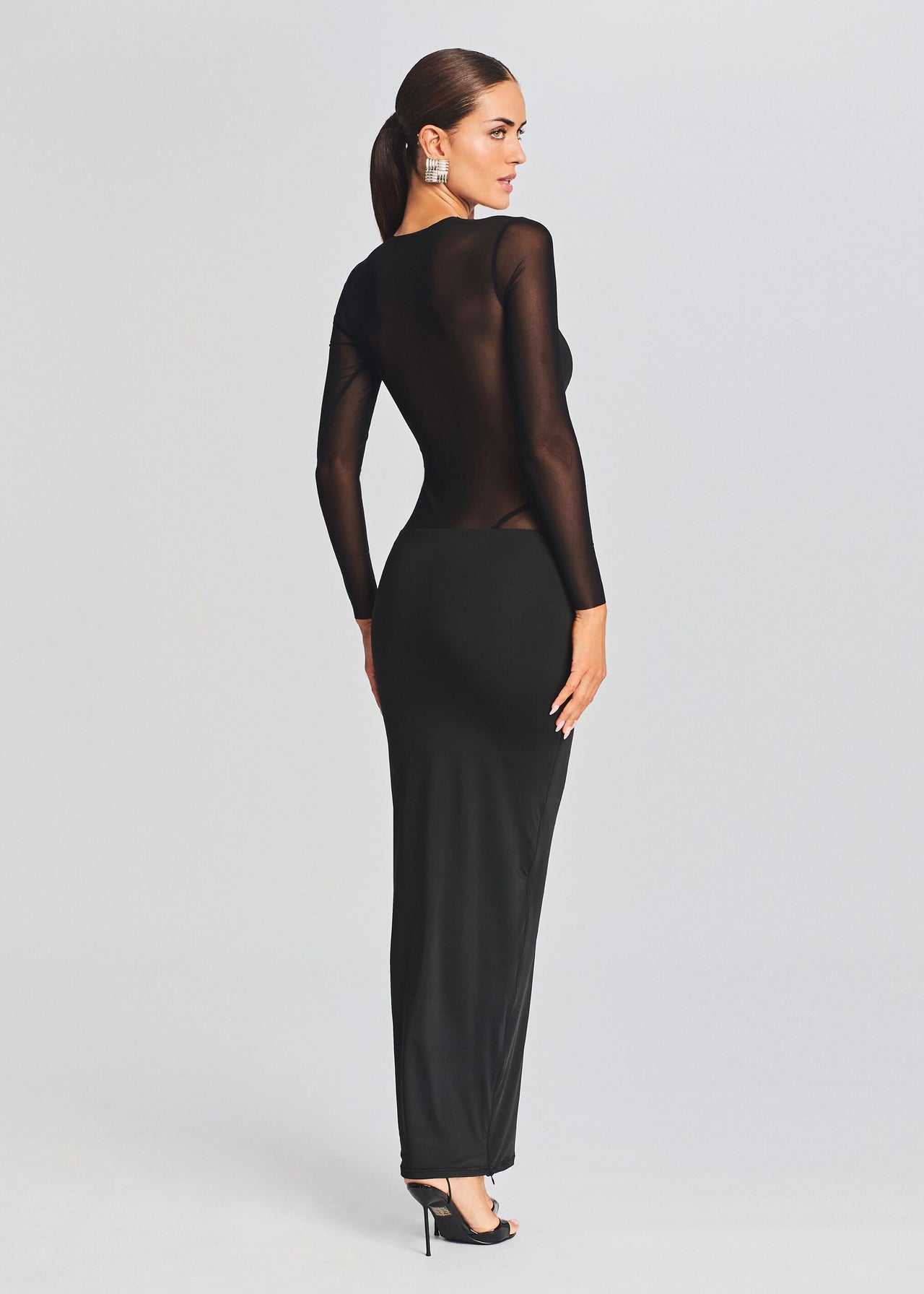 Silver Maxi Dress Retrofete Silver Maxi Dress Retrofete