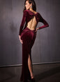 Alizee Velvet Dress thumbnail media 2 of 6
