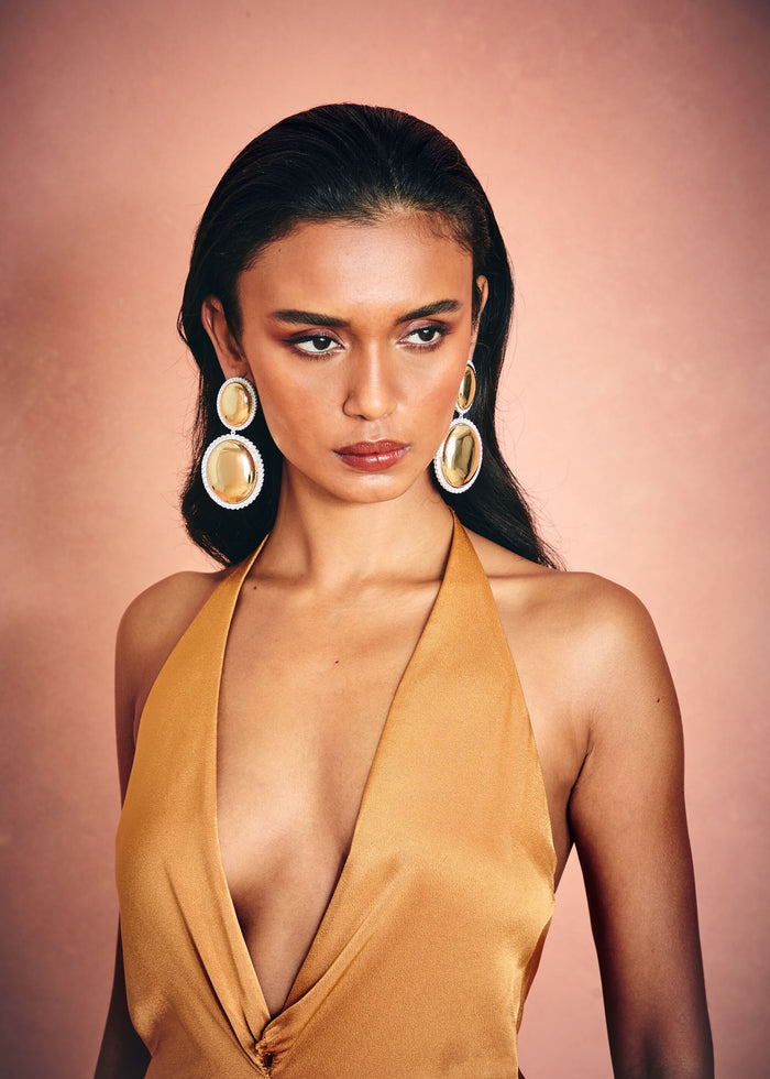 Hilma Gemstone Drop Earrings