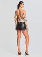 Marlene Leather Skirt