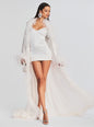 Juno Feather Robe
