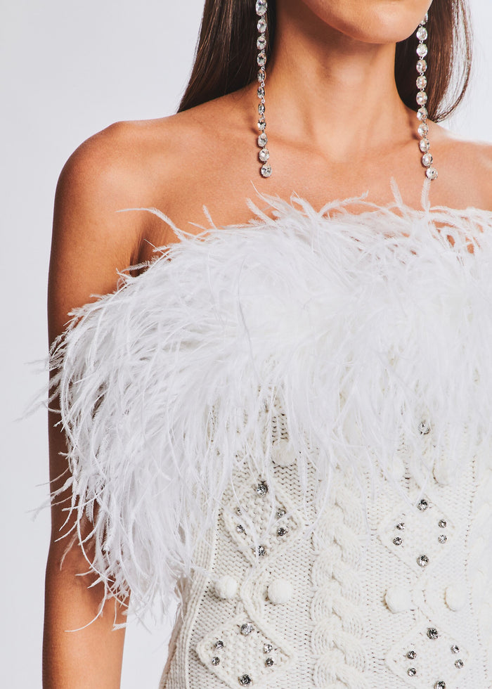 Kimberely Embellished Knit Dress