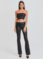 Evey Coated Knit Top