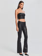 Evey Coated Knit Top
