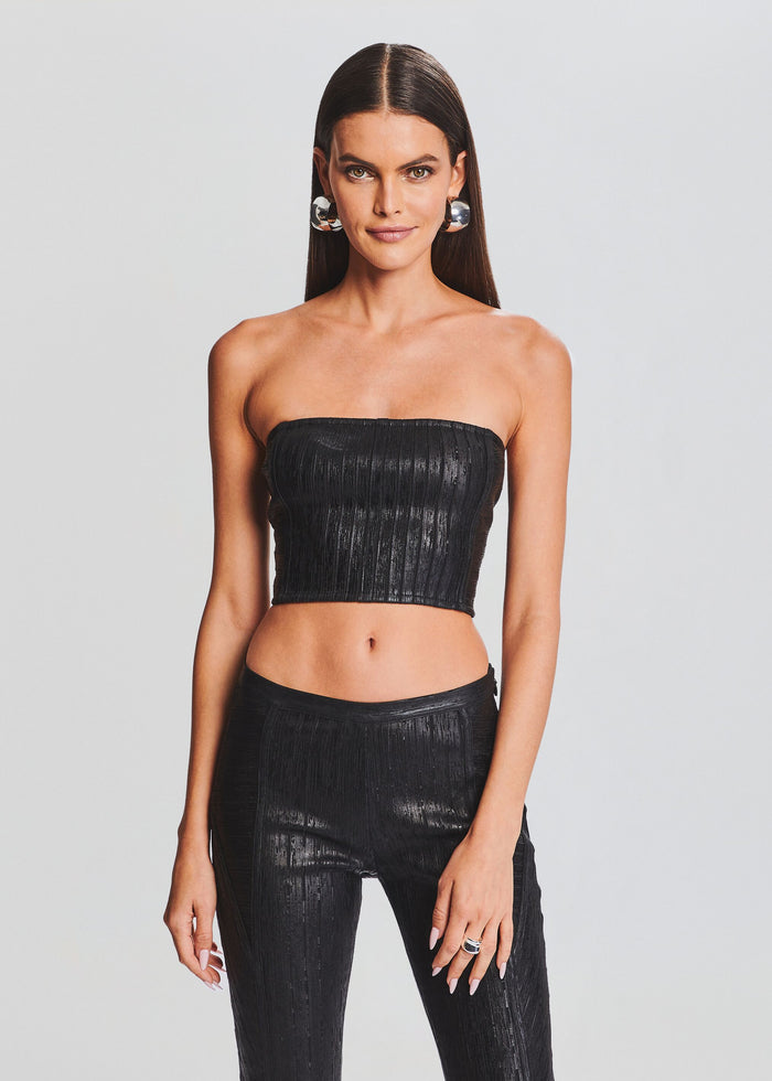 Evey Coated Knit Top