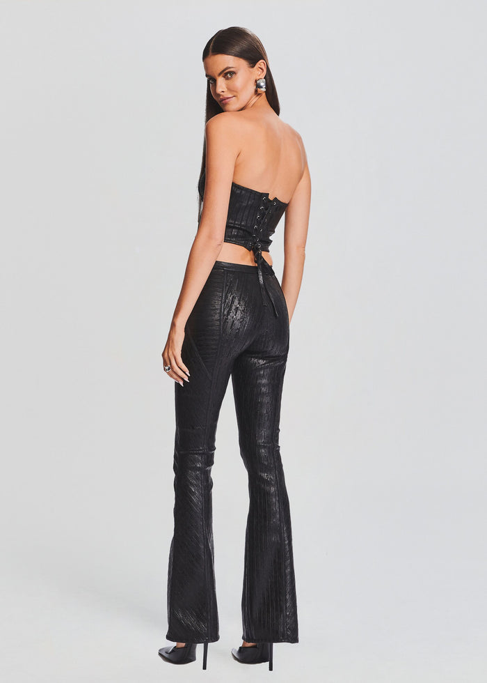Evey Coated Knit Top
