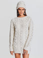 Maple Embellished Sweater Dress