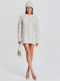 Maple Embellished Sweater Dress