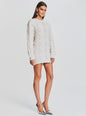 Maple Embellished Sweater Dress