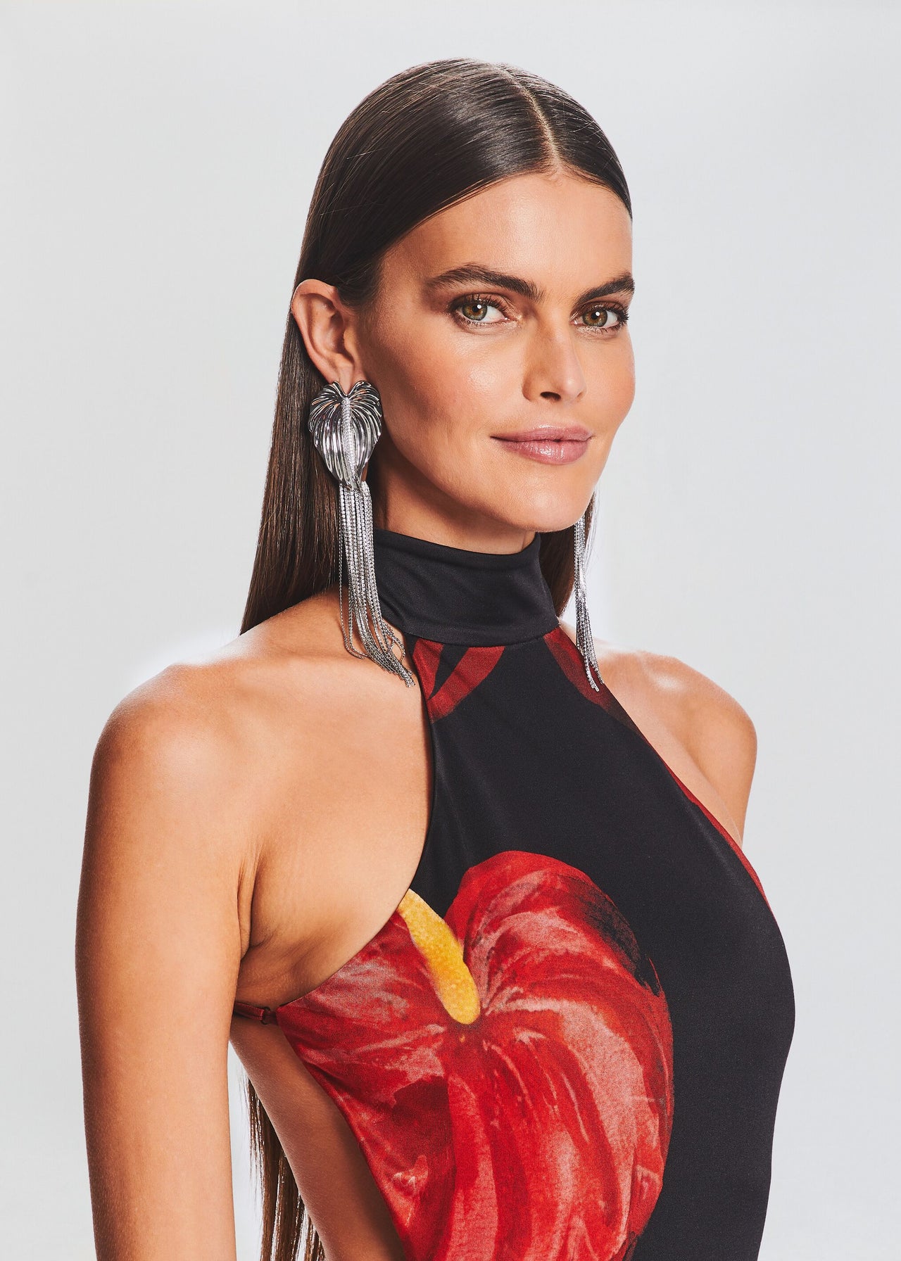 anthurium earrings Anthurium Drop Crystal Earring – Retrofete