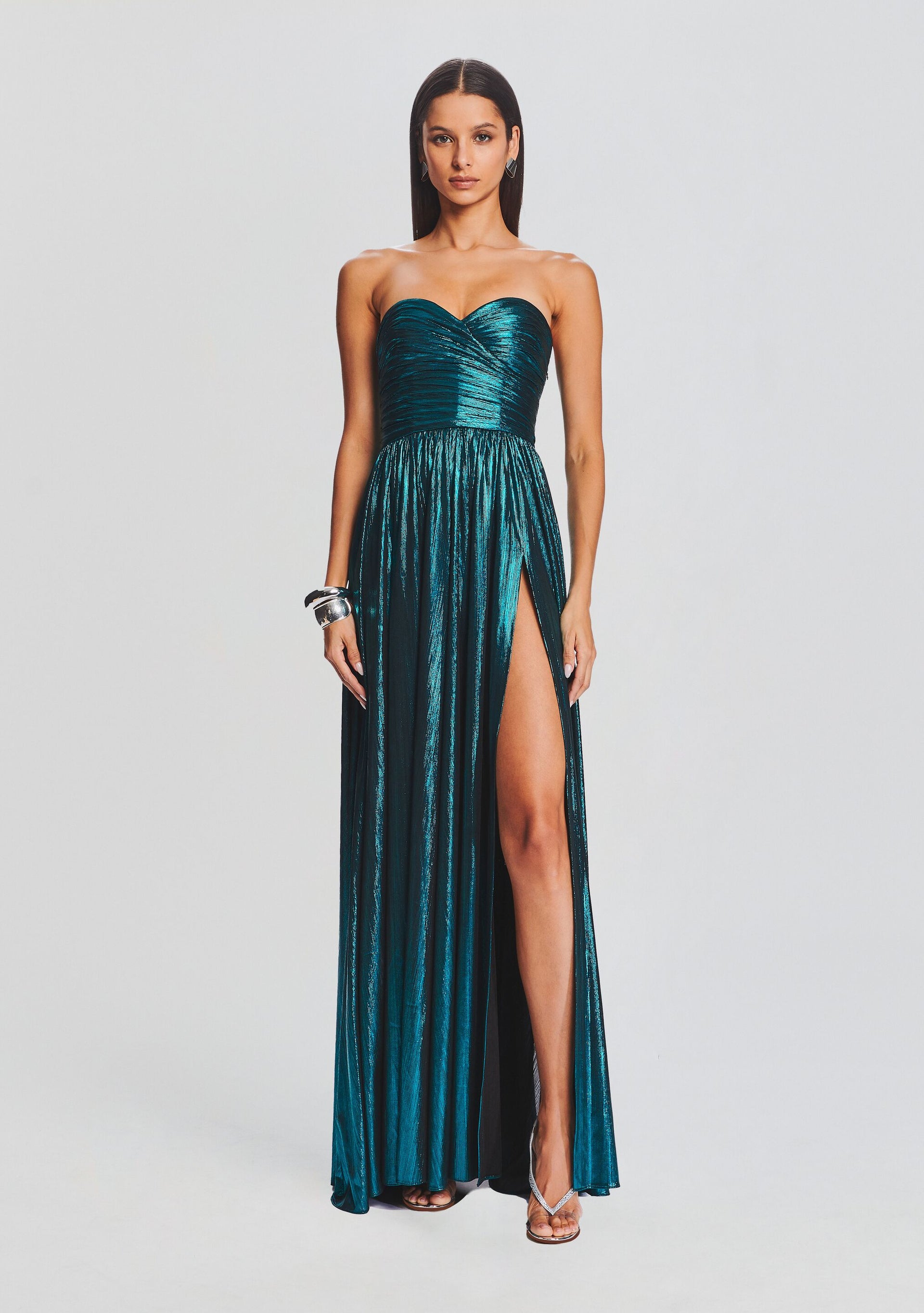aquamarine formal dress Benni Gina Maxi Dress