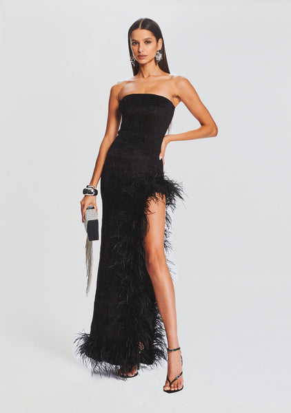 Lula Feather Dress Retrofete Lula Feather Dress Retrofete