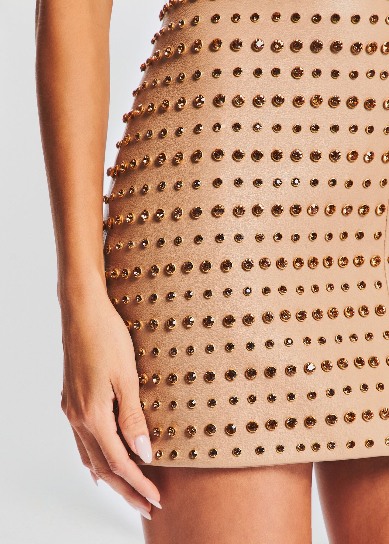 Rhya Embellished Leather Dress Retrofete Rhya Embellished Leather Dress Retrofete